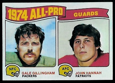 1974 All-Pro Guards 1975 Topps football card