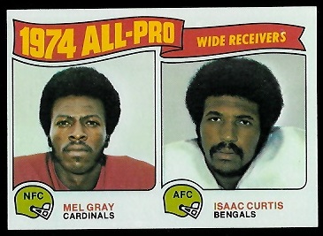 1974 All-Pro Receivers 1975 Topps football card