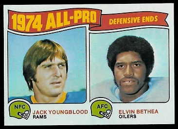 1974 All-Pro Defensive Ends 1975 Topps football card