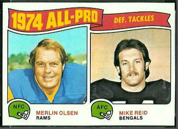 1974 All-Pro Defensive Tackles 1975 Topps football card