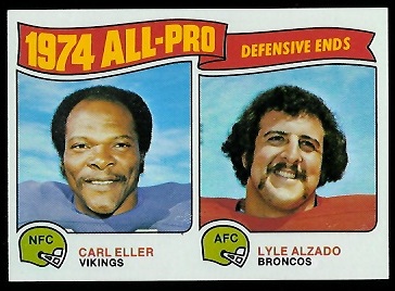 1974 All-Pro Defensive Ends 1975 Topps football card