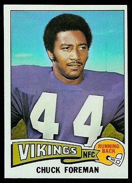 Chuck Foreman 1975 Topps football card Chuck Foreman 1975 Topps football card