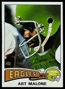 Art Malone 1975 Topps football card