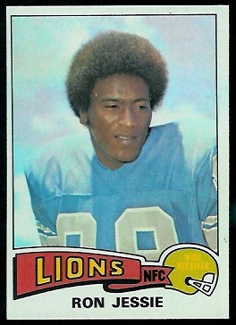 Ron Jessie 1975 Topps football card