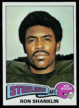 Ron Shanklin 1975 Topps football card