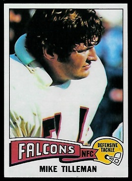 Mike Tilleman 1975 Topps football card