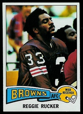 Reggie Rucker 1975 Topps football card