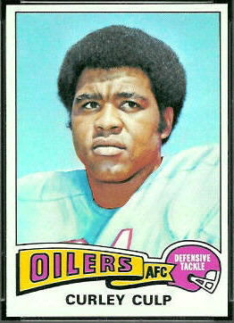 Curley Culp 1975 Topps football card