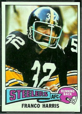 Franco Harris 1975 Topps football card