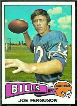 Joe Ferguson 1975 Topps football card