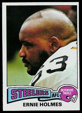 Ernie Holmes 1975 Topps football card