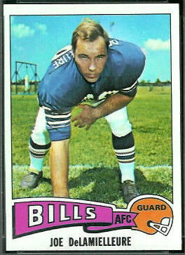 Joe DeLamielleure 1975 Topps football card