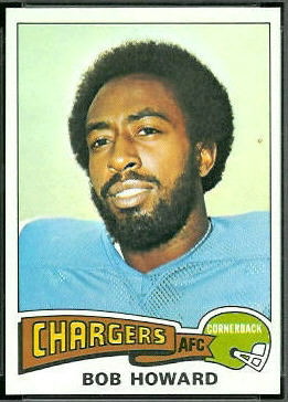 Bob Howard 1975 Topps football card