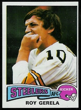 Roy Gerela 1975 Topps football card