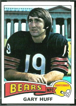 Gary Huff 1975 Topps football card