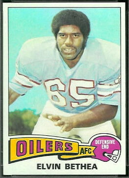 Elvin Bethea 1975 Topps football card