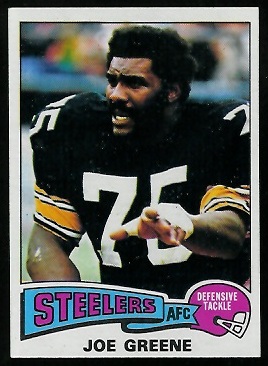 Joe Greene 1975 Topps football card Joe Greene 1975 Topps football card