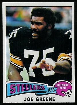 Joe Greene 1975 Topps football card