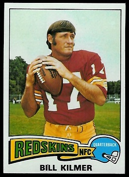 Bill Kilmer 1975 Topps football card