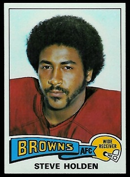 Steve Holden 1975 Topps football card