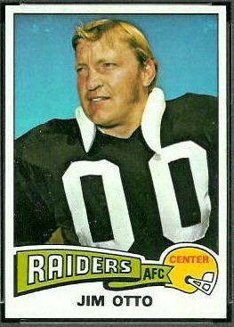 Jim Otto 1975 Topps football card