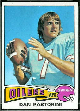 Dan Pastorini 1975 Topps football card