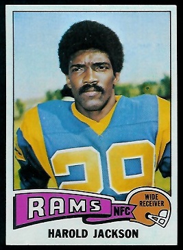 Harold Jackson 1975 Topps football card