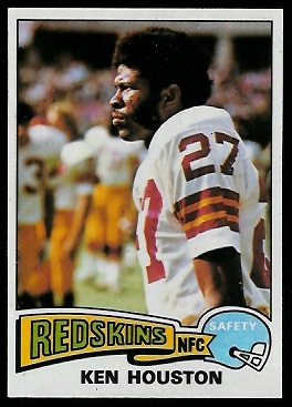 Ken Houston 1975 Topps football card