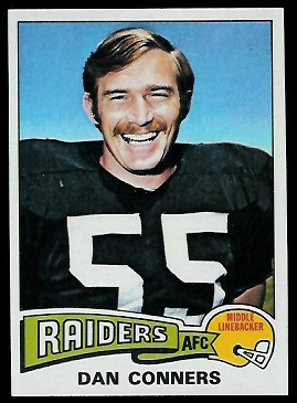 Dan Conners 1975 Topps football card