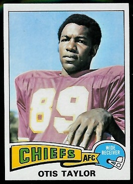 Otis Taylor 1975 Topps football card