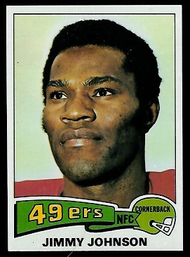 Jim Johnson 1975 Topps football card