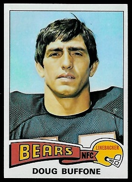 Doug Buffone 1975 Topps football card