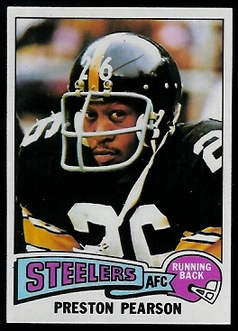 Preston Pearson 1975 Topps football card Preston Pearson 1975 Topps football card