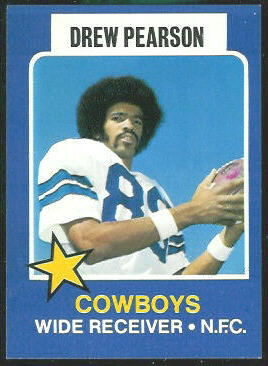 Drew Pearson 1975 Wonder Bread football card