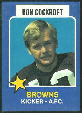 Don Cockroft 1975 Wonder Bread football card