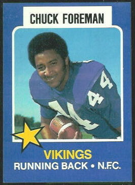 Chuck Foreman 1975 Wonder Bread football card Chuck Foreman 1975 Wonder Bread football card