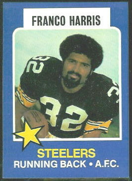 Franco Harris 1975 Wonder Bread football card