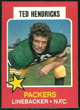 Ted Hendricks 1975 Wonder Bread football card Ted Hendricks 1975 Wonder Bread football card