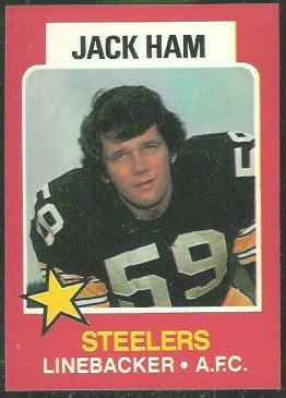 Jack Ham 1975 Wonder Bread football card Jack Ham 1975 Wonder Bread football card