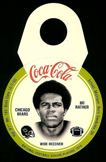 Bo Rather 1976 Coke Bears Discs football card