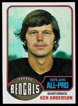 Ken Anderson 1976 Topps football card Ken Anderson 1976 Topps football card