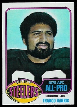 Franco Harris 1976 Topps football card