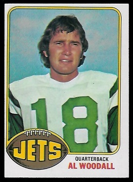 Al Woodall 1976 Topps football card