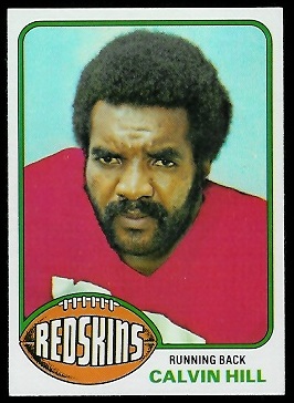 Calvin Hill 1976 Topps football card