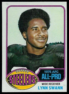 Lynn Swann 1976 Topps football card Lynn Swann 1976 Topps football card