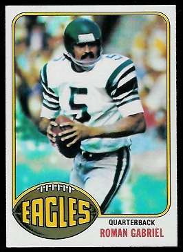 Roman Gabriel 1976 Topps football card