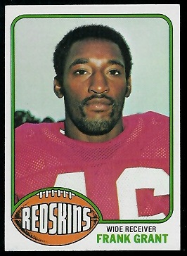 Frank Grant 1976 Topps football card Frank Grant 1976 Topps football card