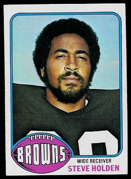 Steve Holden 1976 Topps football card