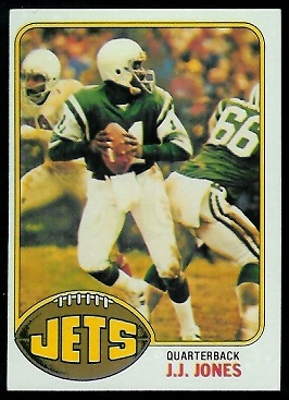 J.J. Jones 1976 Topps football card