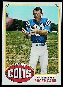 Roger Carr 1976 Topps football card Roger Carr 1976 Topps football card